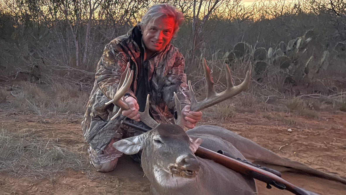 Trophy whitetail buck